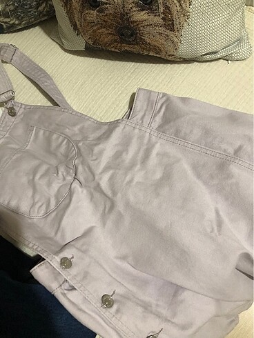 Lila jean salopet - Görsel 4