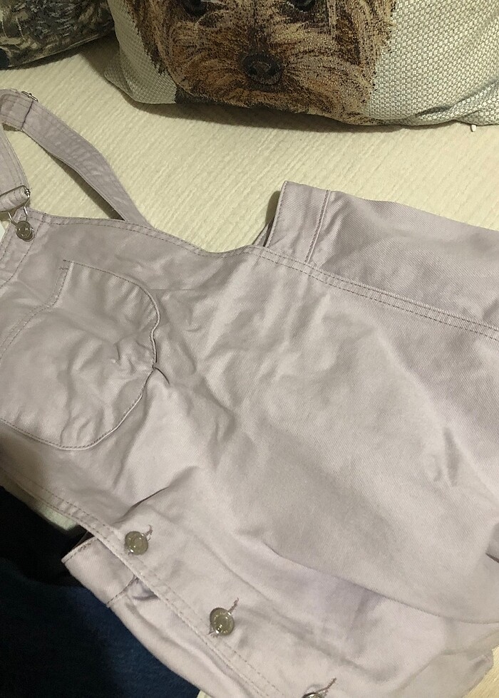 Lila jean salopet - Görsel 4