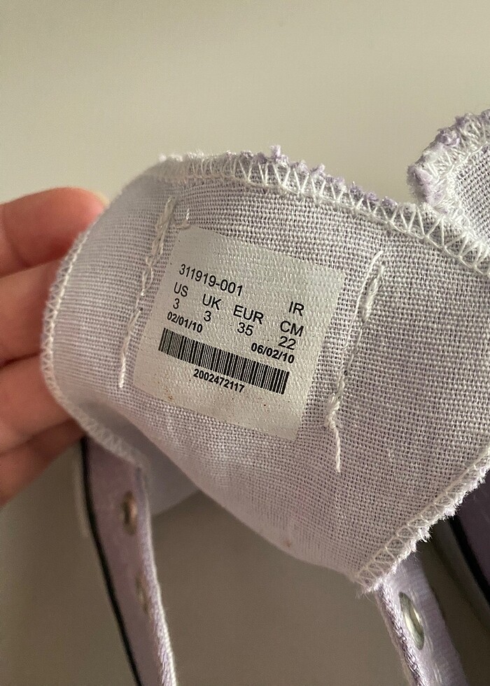 Hiç kullanılmadı converse all star - Görsel 5