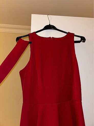 Trendyol & Milla Bordo midi elbise