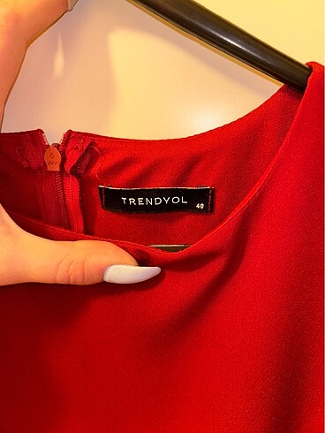 40 Beden Bordo midi elbise