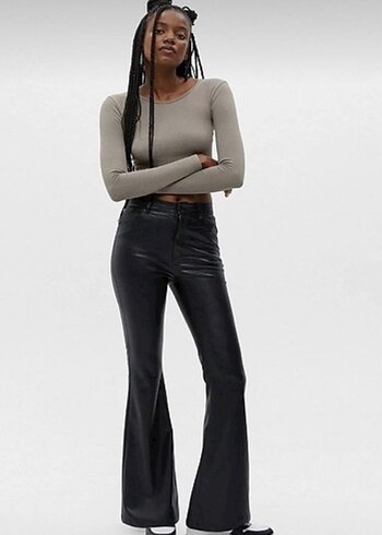 Pull and bear ispanyol paça pantolon
