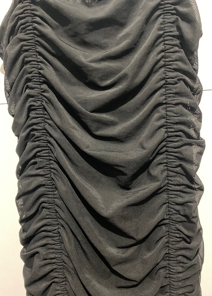 Tally weijl siyah tül elbise - Görsel 2