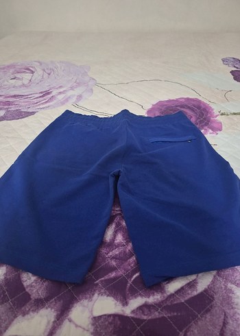 Standart Beden Beden mavi Renk Mavi Şortlar Rahat Kesim Spor 38 bedene eş
