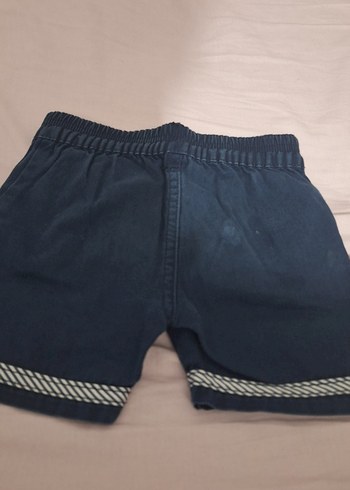 Erkek Çocuk Lacivert Elastik Bel Denim Şort - Görsel 2