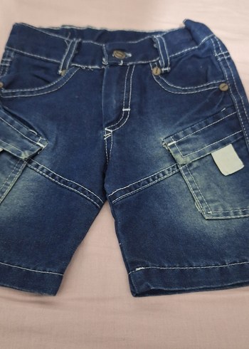 Koyu Mavi Erkek Kot Şort - Görsel 6