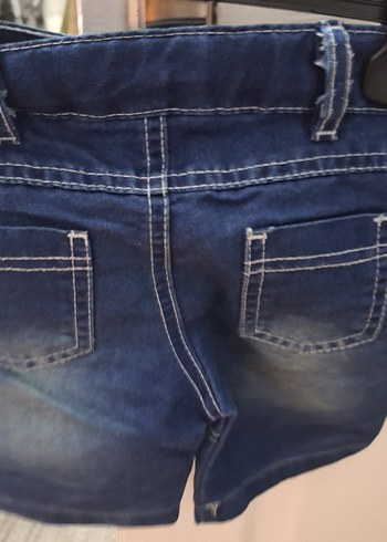 Koyu Mavi Erkek Kot Şort - Görsel 10