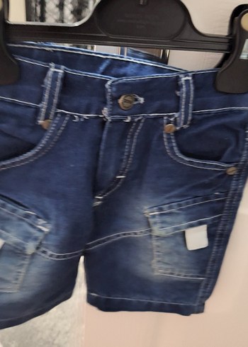 Koyu Mavi Erkek Kot Şort - Görsel 4