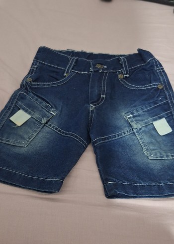 Koyu Mavi Erkek Kot Şort - Görsel 9