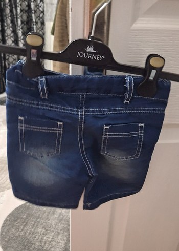 Koyu Mavi Erkek Kot Şort - Görsel 3