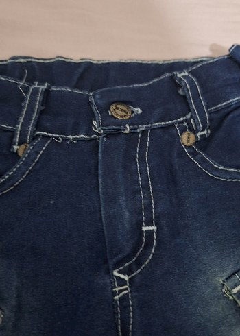 Koyu Mavi Erkek Kot Şort - Görsel 8