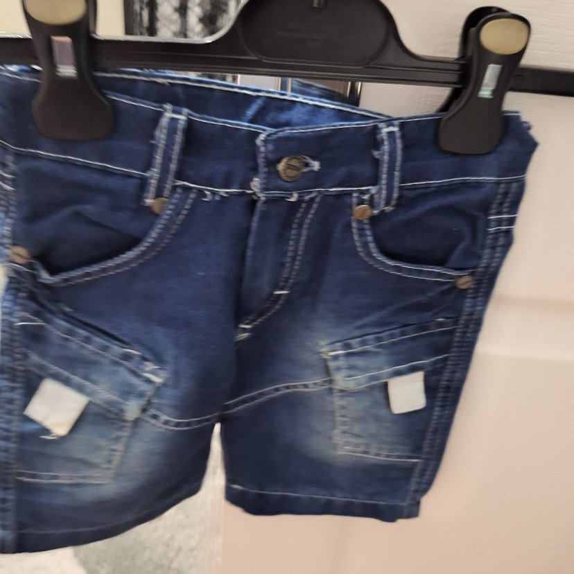 Koyu Mavi Erkek Kot Şort - Görsel 4