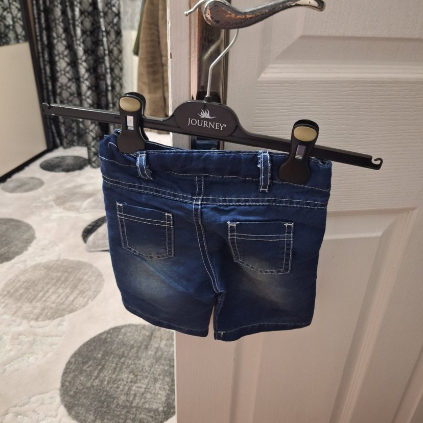 Koyu Mavi Erkek Kot Şort - Görsel 2