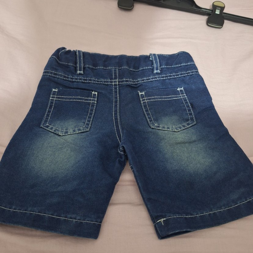 Koyu Mavi Erkek Kot Şort - Görsel 5