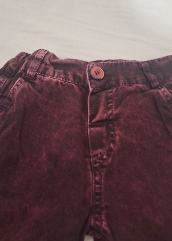 Bordo Erkek Çocuk Bağcıklı Şort - Görsel 7