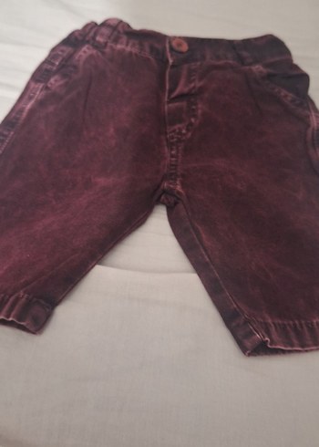 Bordo Erkek Çocuk Bağcıklı Şort - Görsel 8