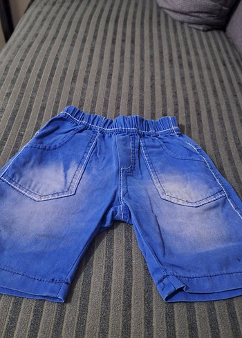 Erkek Çocuk Mavi Denim Şort - Görsel 7