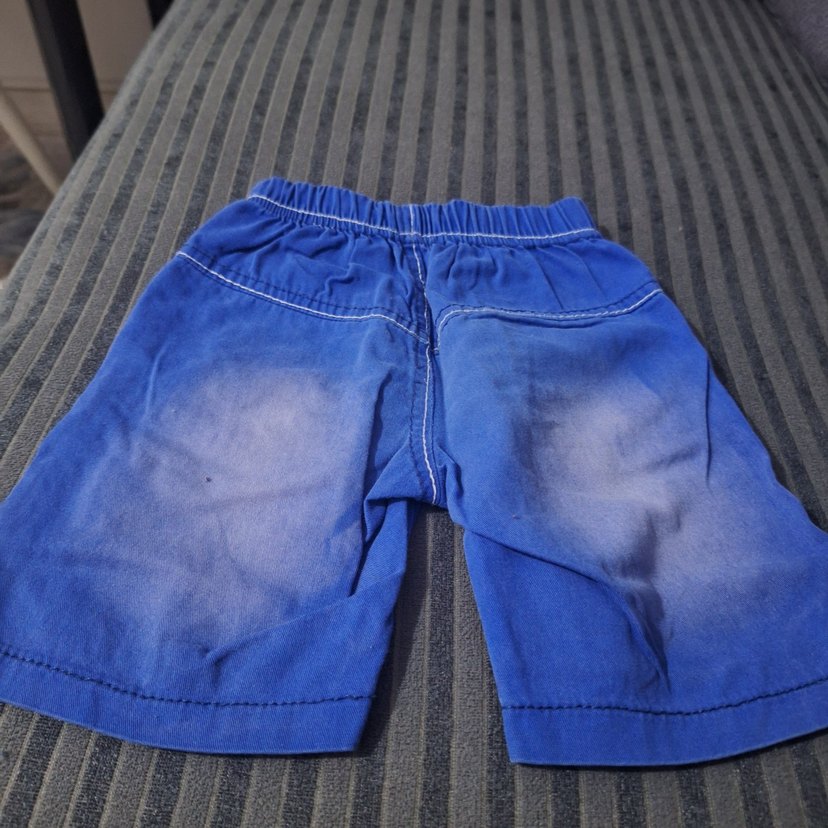 Erkek Çocuk Mavi Denim Şort - Görsel 5