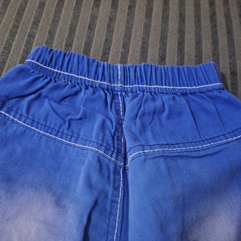 Erkek Çocuk Mavi Denim Şort - Görsel 3