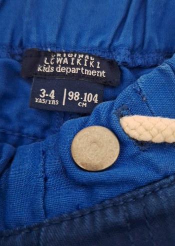 Erkek Çocuk Mavi Kot Şort - Görsel 5