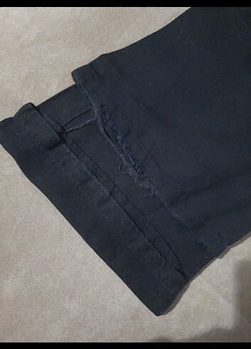 Mavi Jeans Mavi marka siyah keten pantolon