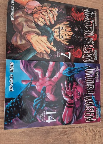 Jujutsu Kaisen Cilt 7 ve 14 Manga