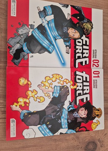 Fire Force Cilt 1 ve 2 Manga Seti