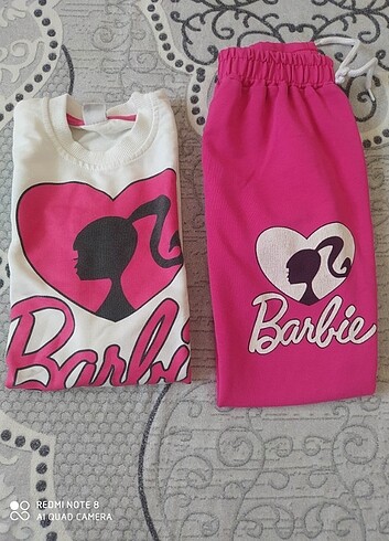 Kız çocuk Barbie eşofman takımı