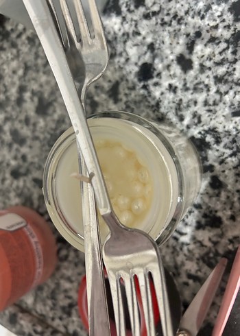 Tasarımcı Şeffaf Cam kavanozda Vanilya kokulu Beyaz simli mum
