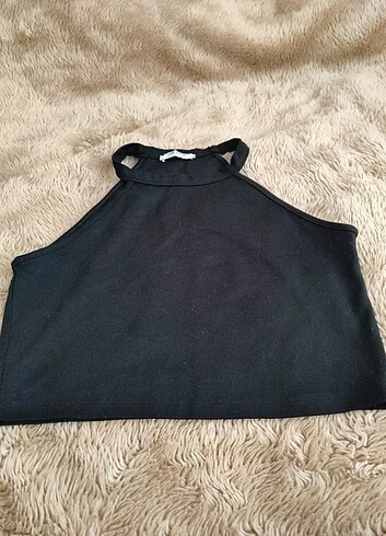 Zara kolsuz crop