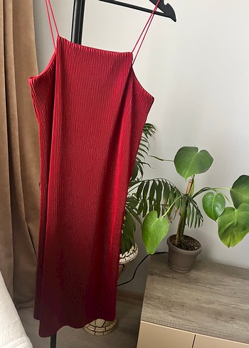 l Beden Zara ince askılı elbise