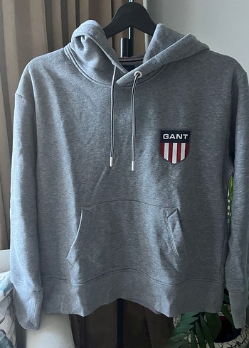 Gant GANT Gri Kapüşonlu Sweatshirt