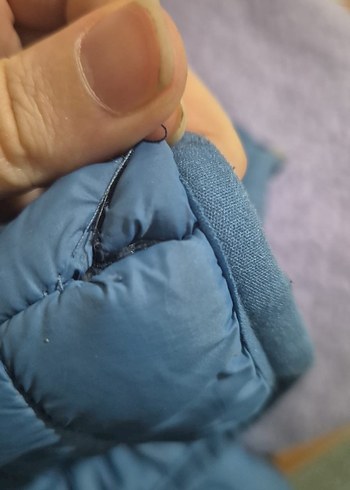 Mavi Kapüşonlu Erkek Çocuk Mont - Görsel 11