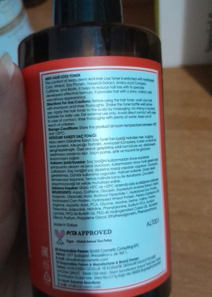 MARUDERM SAÇ TONİK - Görsel 2