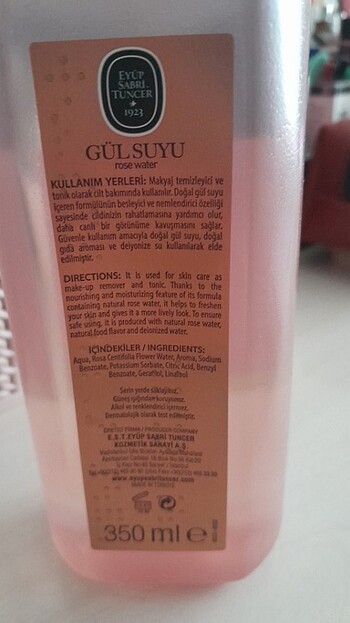 Beden EYÜP SABRİ TUNCER GÜL SUYU