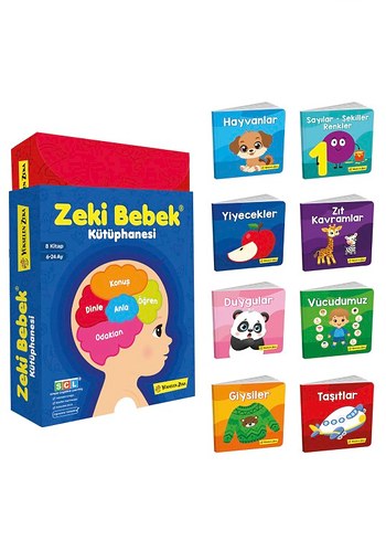 Zeki Bebek Kütüphanesi Eğitici Kitap Seti