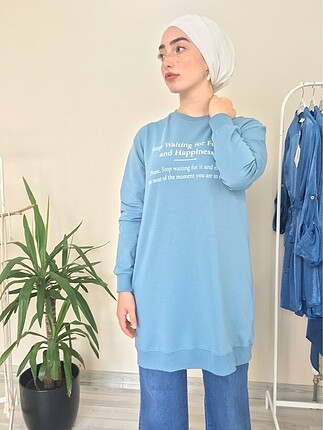 Mavi basic sweatshirt tunik