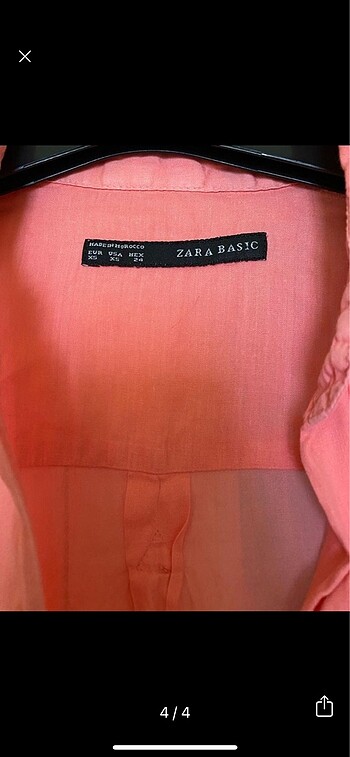 xs Beden Zara keten salas bluz