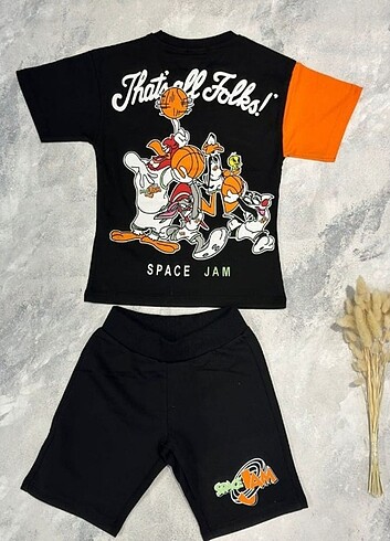 5 Yaş Beden siyah Renk @Zara Space jam Alt ust Takim