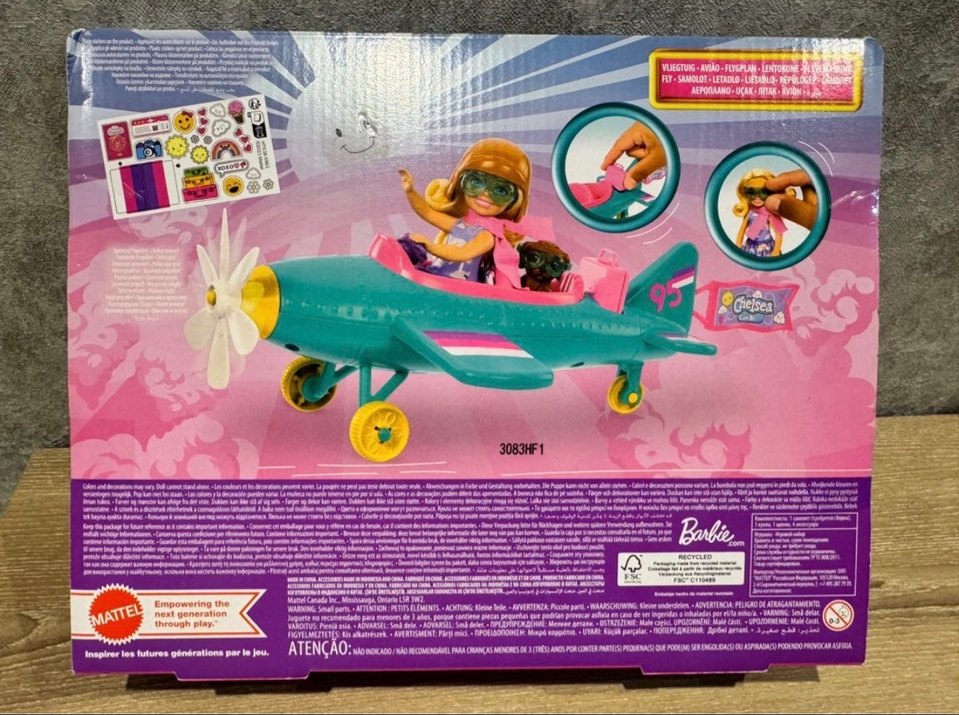 Barbie chelsea pervaneli uçak - Görsel 4