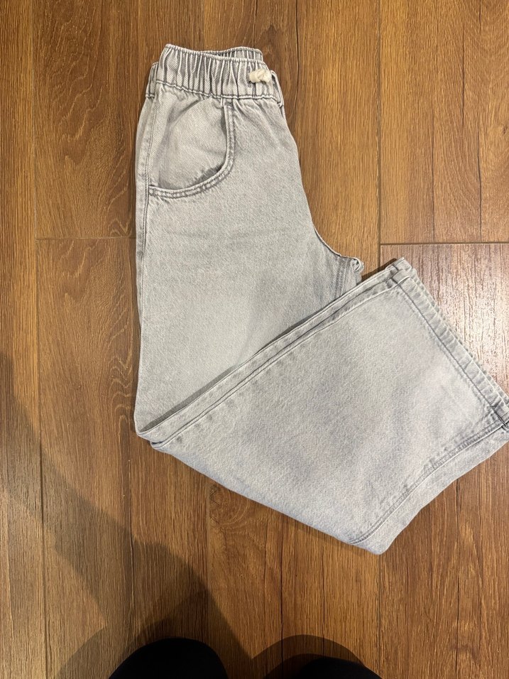 Zara 8 yaş açık gri jean - Görsel 2