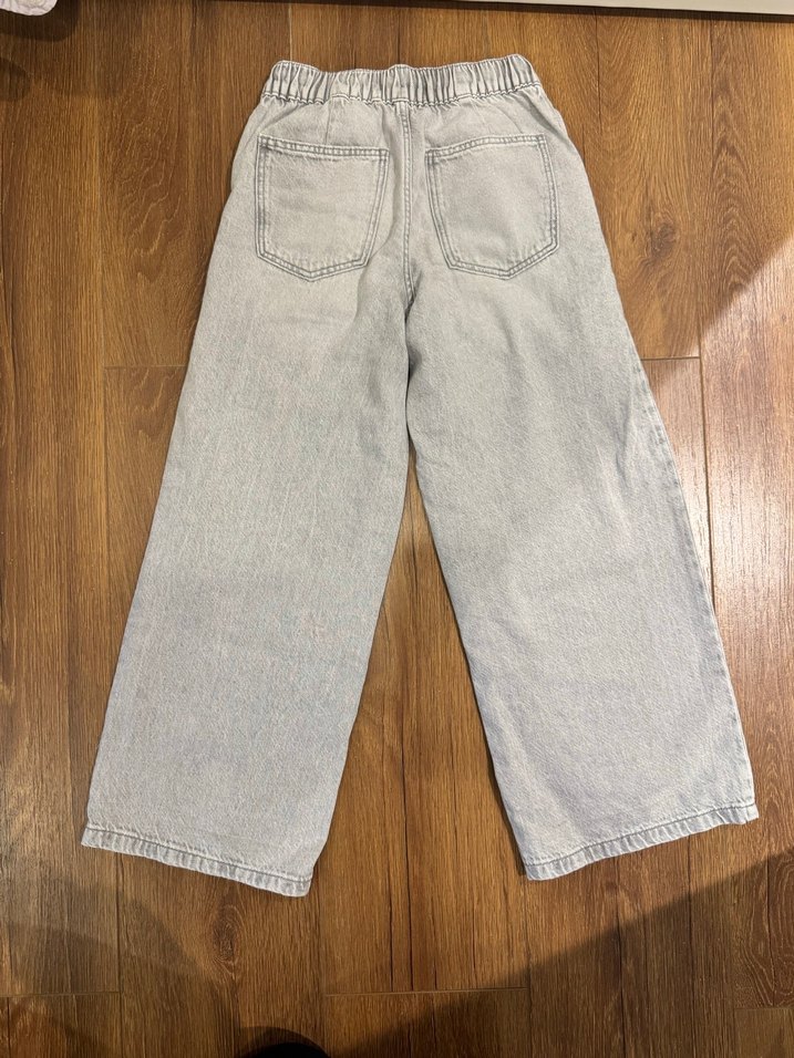 Zara 8 yaş açık gri jean - Görsel 3