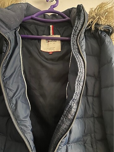 xl Beden lacivert Renk Tommy kışlık mont