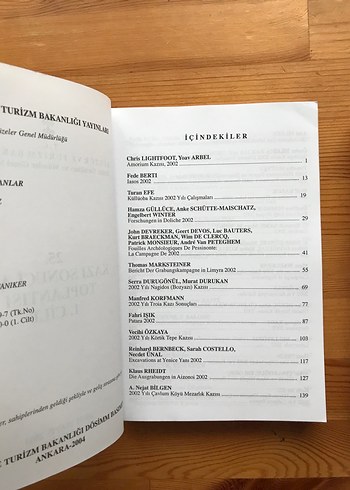 Kazı Sonuçları Toplantısı 1. ve 2. Cilt Kitapları - Görsel 2