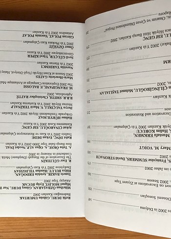 Kazı Sonuçları Toplantısı 1. ve 2. Cilt Kitapları - Görsel 3