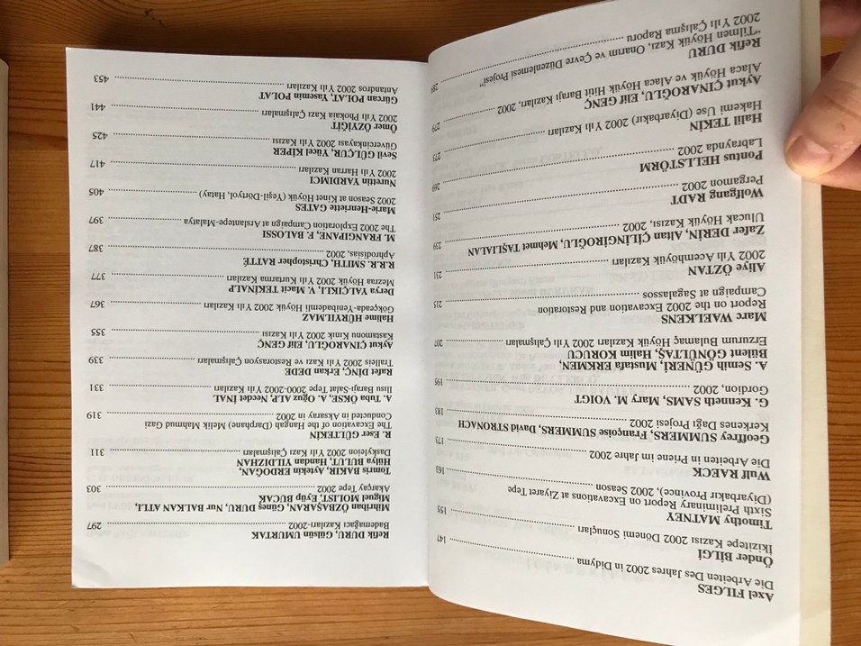 Kazı Sonuçları Toplantısı 1. ve 2. Cilt Kitapları - Görsel 3