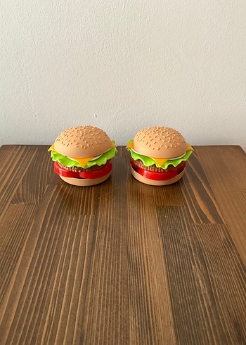 2 Adet Oyuncak Hamburger - Görsel 2