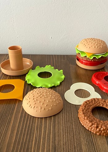 2 Adet Oyuncak Hamburger - Görsel 3