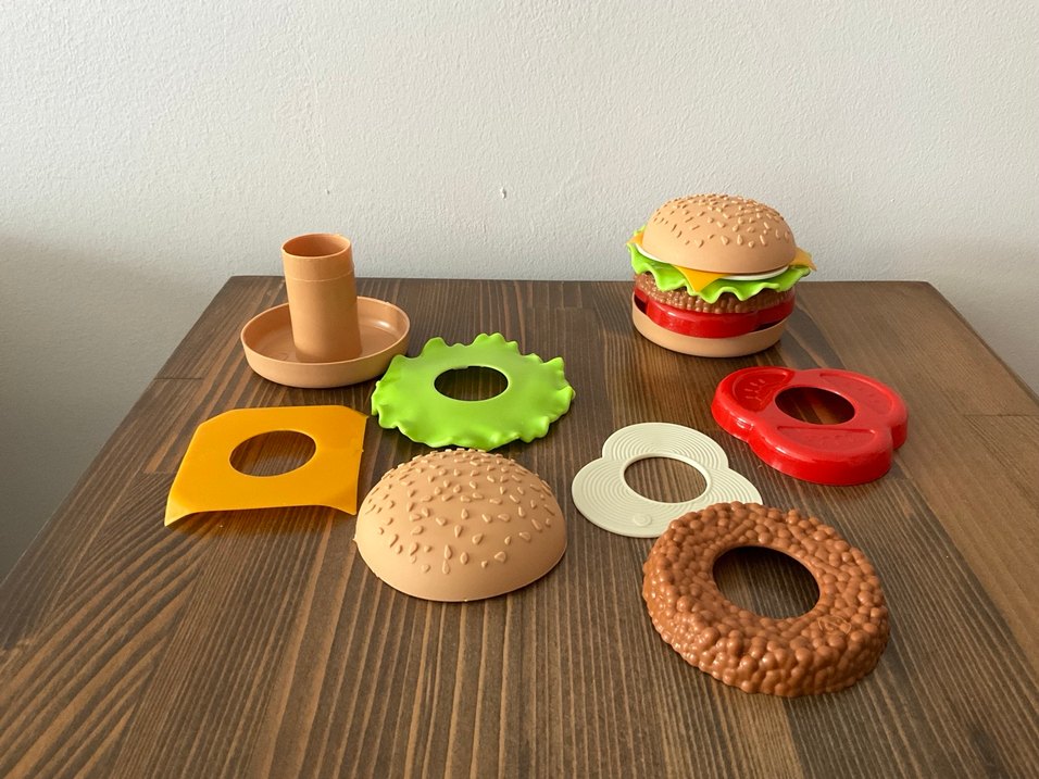 2 Adet Oyuncak Hamburger - Görsel 3