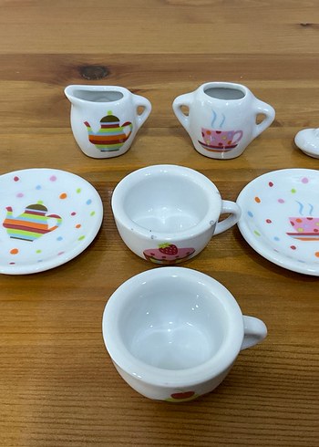 Porselen Oyuncak Çay Seti - Görsel 4